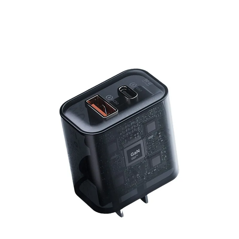 Fast charging dual-head 30w gallium nitride ipad mobile phone suitable for Apple