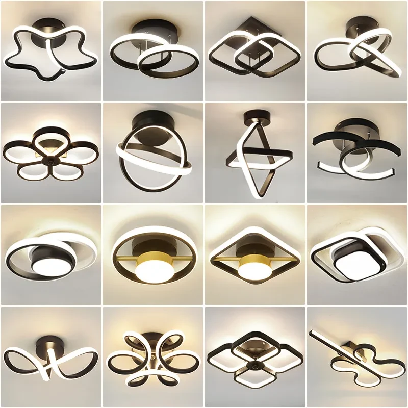 Nordic creative entrance corridor ceiling lamp modern simple LED corridor porch