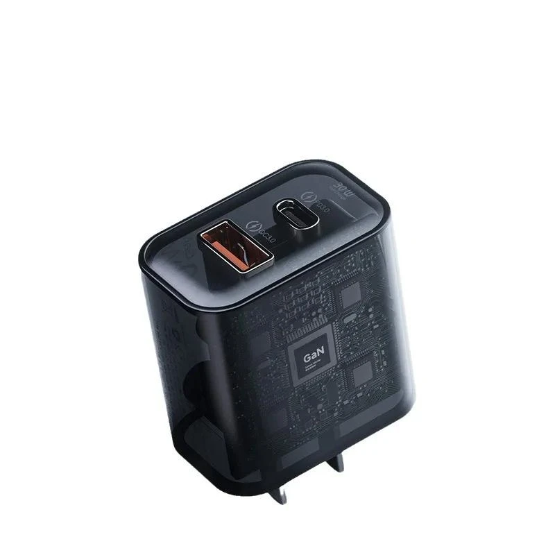 Fast charging dual-head 30w gallium nitride ipad mobile phone suitable for Apple